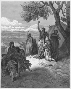 Noè maledice Canaan da Gustave Dore